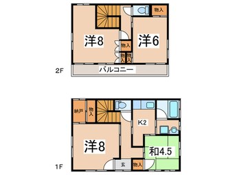 間取図 寺谷一丁目戸建Ｃ棟