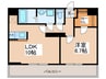 ＧＥＮＯＶＩＡ桜上水 skygarden 1LDKの間取り