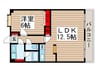ＳＡＴＯＭＩ-４番館 1LDKの間取り