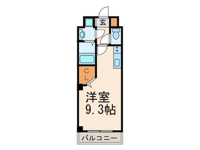 間取図 エルミタージュ府中