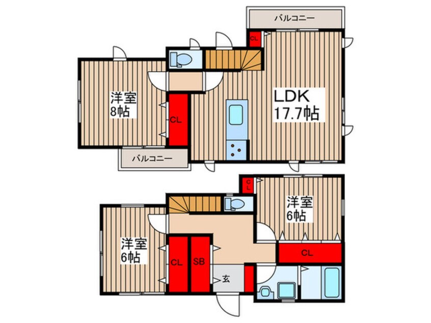 間取図 VISTA白子Ⅰ