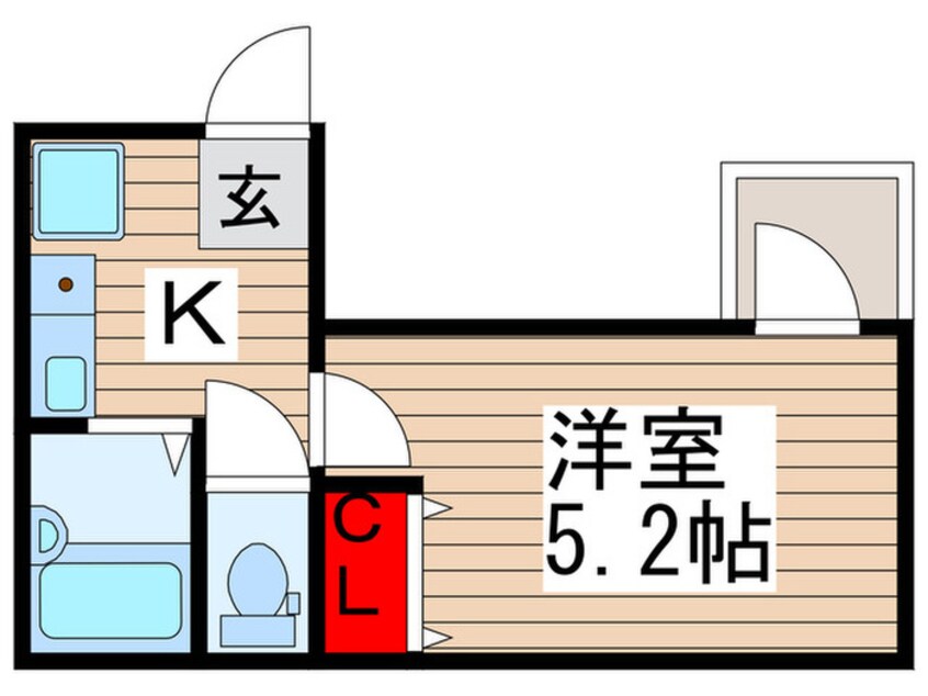 間取図 クレア南千住