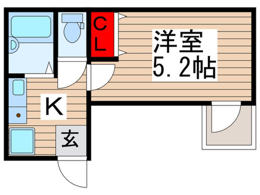 間取図 クレア南千住