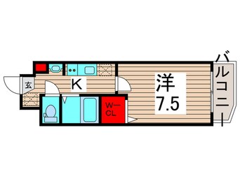 間取図 プレステージ綾瀬（402）