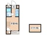 セイワハイツ 1Rの間取り