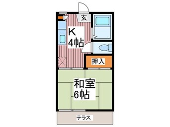 間取図 コ－ポシャルマンＣ