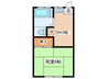 金杉コーポ 1DKの間取り