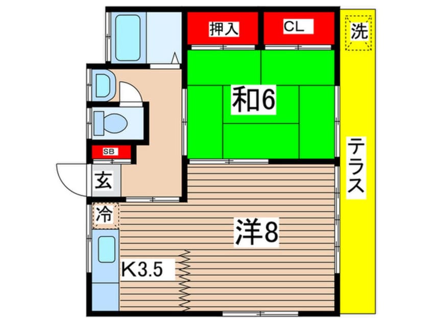 間取図 マメゾン