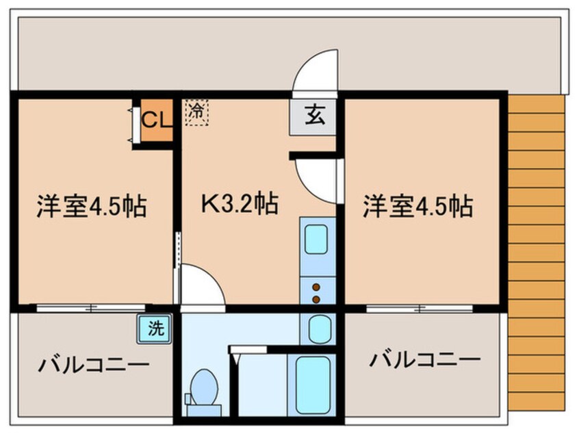 間取図 南幸町三丁目アパート