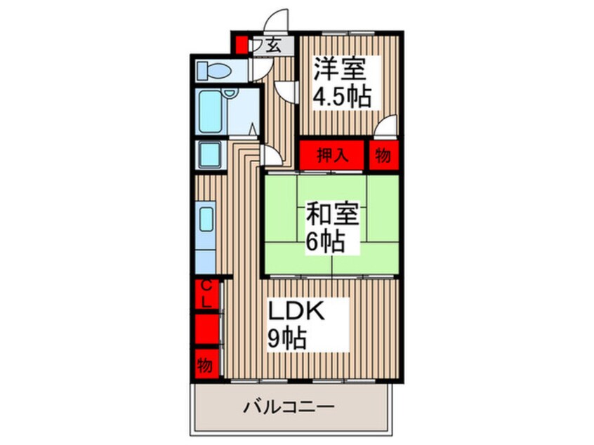 間取図 ハイフィールド浦和Ⅰ