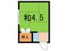 大和荘 1Rの間取り