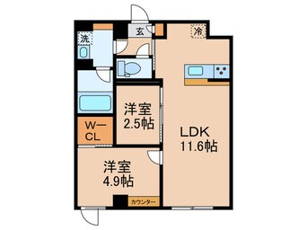 間取図 ウェルスクエアイズム千川Ⅱ