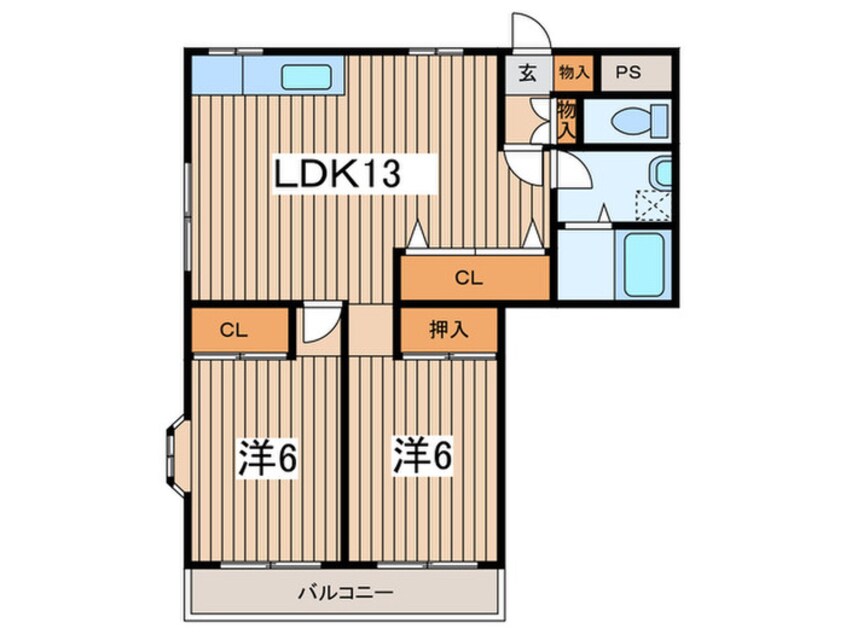 間取図 伊沢コーポ