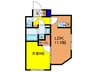 LEGALAND荻窪ANNEX 1LDKの間取り