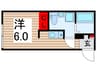 オアシス五反野レジデンス 1Rの間取り