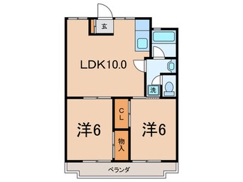 間取図 パ－クサイド砧