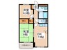 第２泰慶マンション 2DKの間取り
