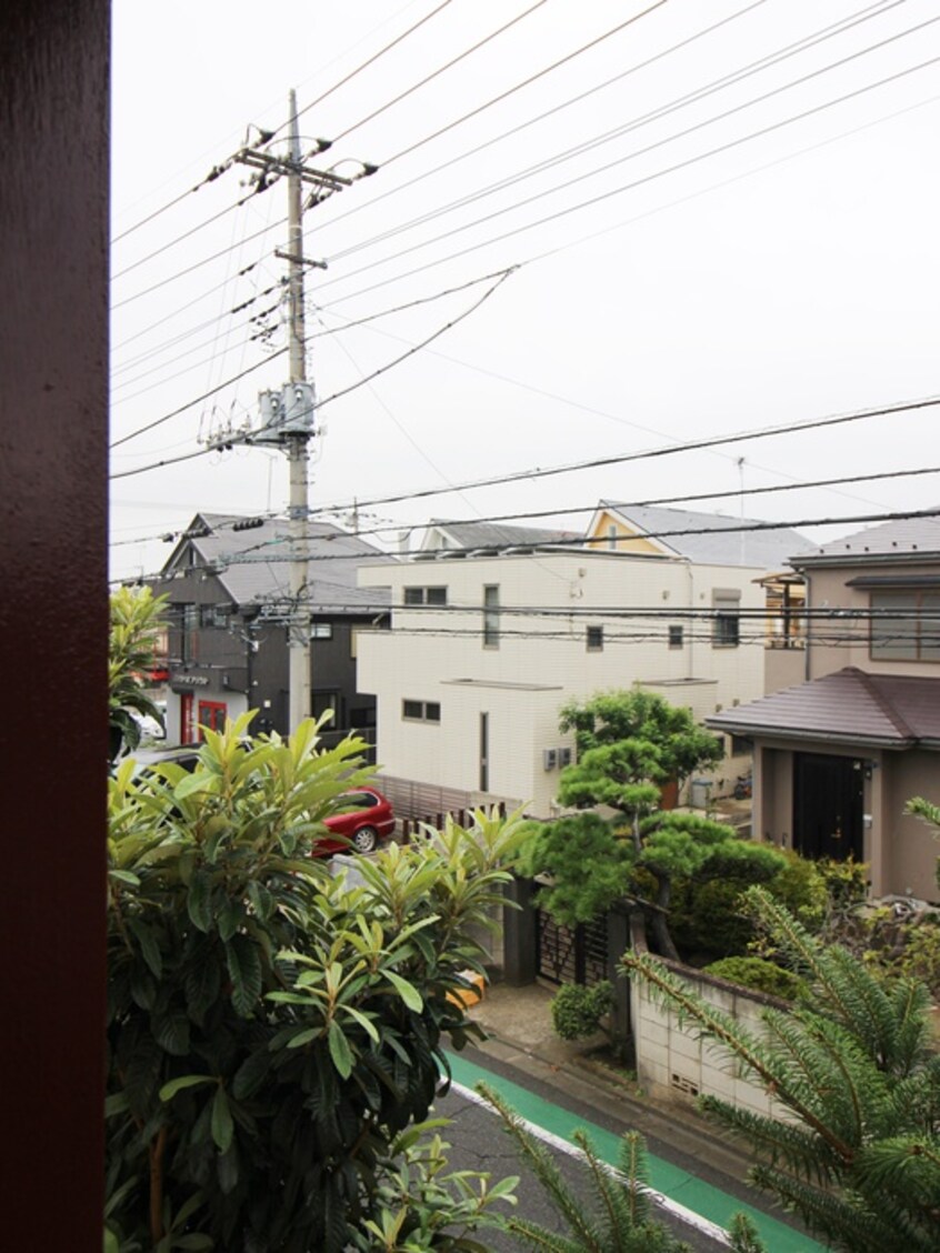 室内からの展望 コ－ポ前田