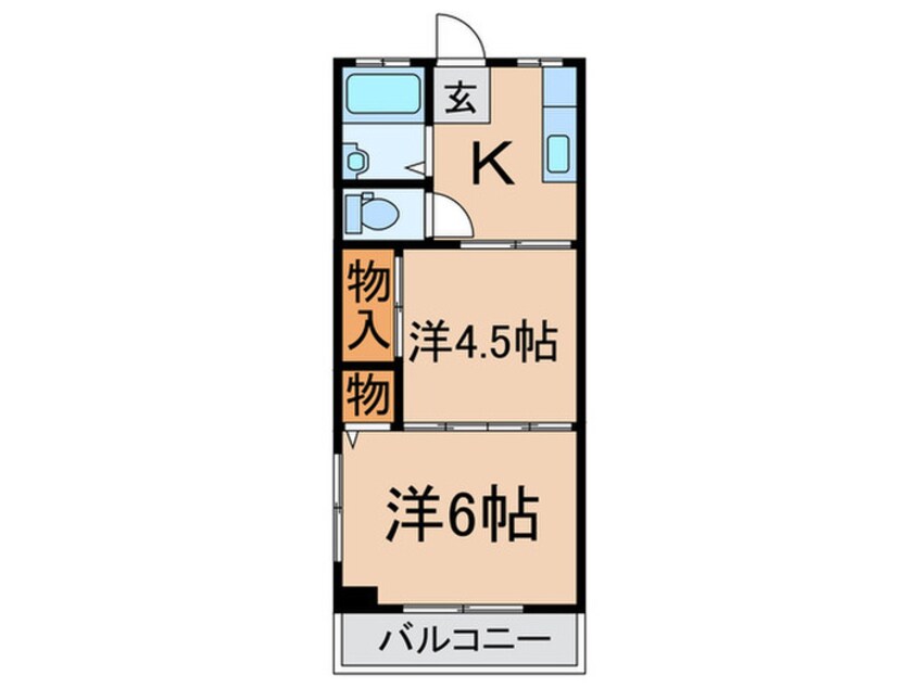 間取図 マンション筑波