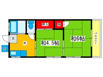 間取図 ハイツ寺西