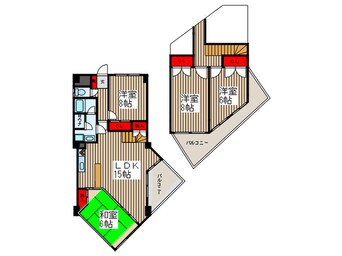 間取図 ガルボ・大宮・宮町