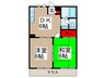 フジハイツＡ 2DKの間取り