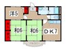 第3サンハイツコイヌマＡ 3DKの間取り