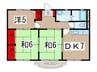 第3サンハイツコイヌマＡ 3DKの間取り