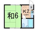 Kハイツの間取図