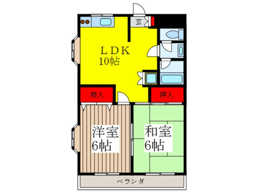 間取図 ヴィラタカハシ