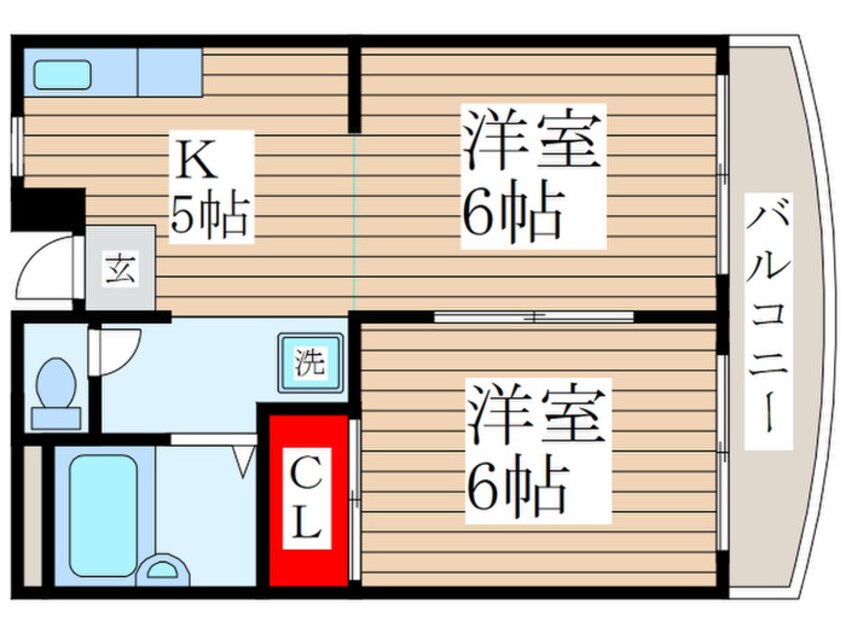 間取図 第一佐々木ﾏﾝｼｮﾝ