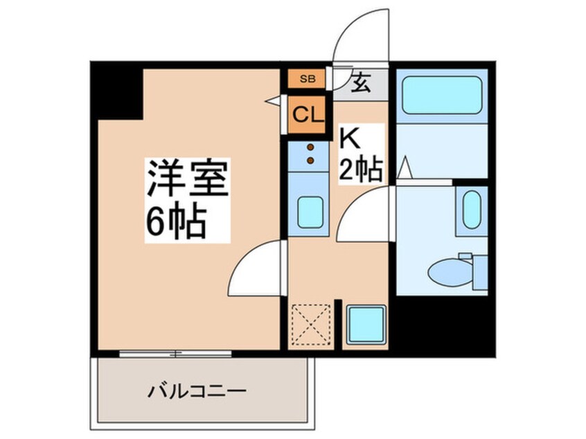 間取図 GENOVIA青砥skygarden(501)