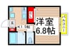 ノーザンライツ和光 1Kの間取り