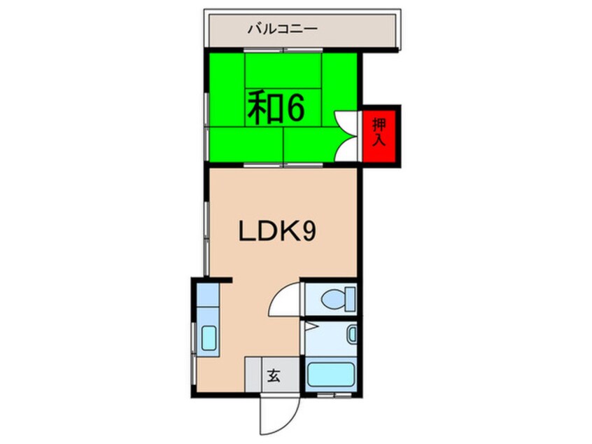 間取図 第２白鷺ハイツ