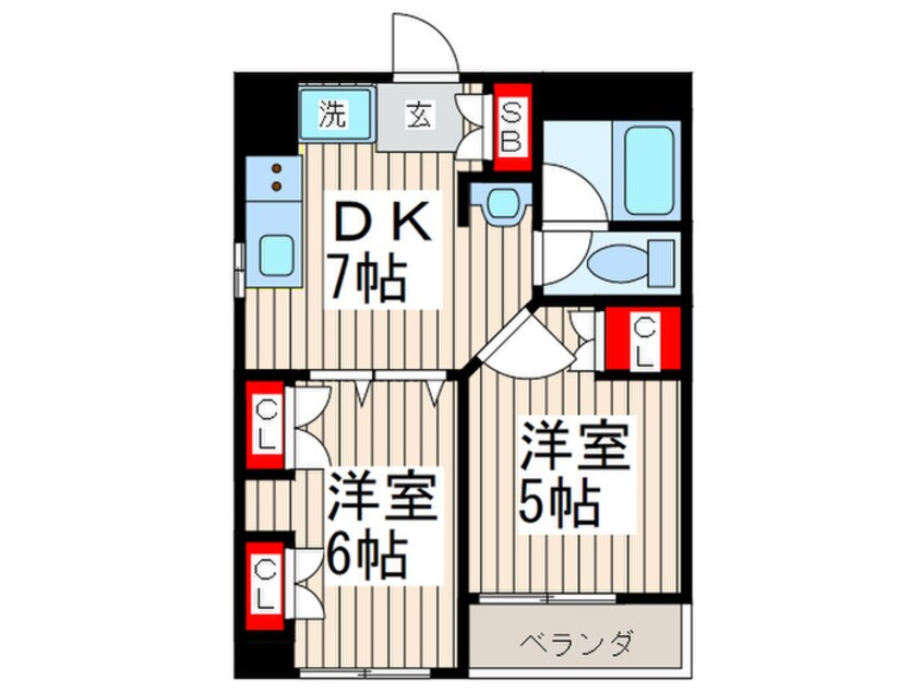 間取図 ミズイレハイランドマンション