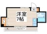 ミズイレハイランドマンション 1Rの間取り