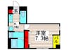 フォ－サイドハイツ 1Kの間取り