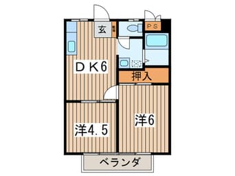 間取図 ロイヤルハイツＢ