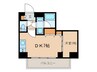 プライマル巣鴨 1DKの間取り