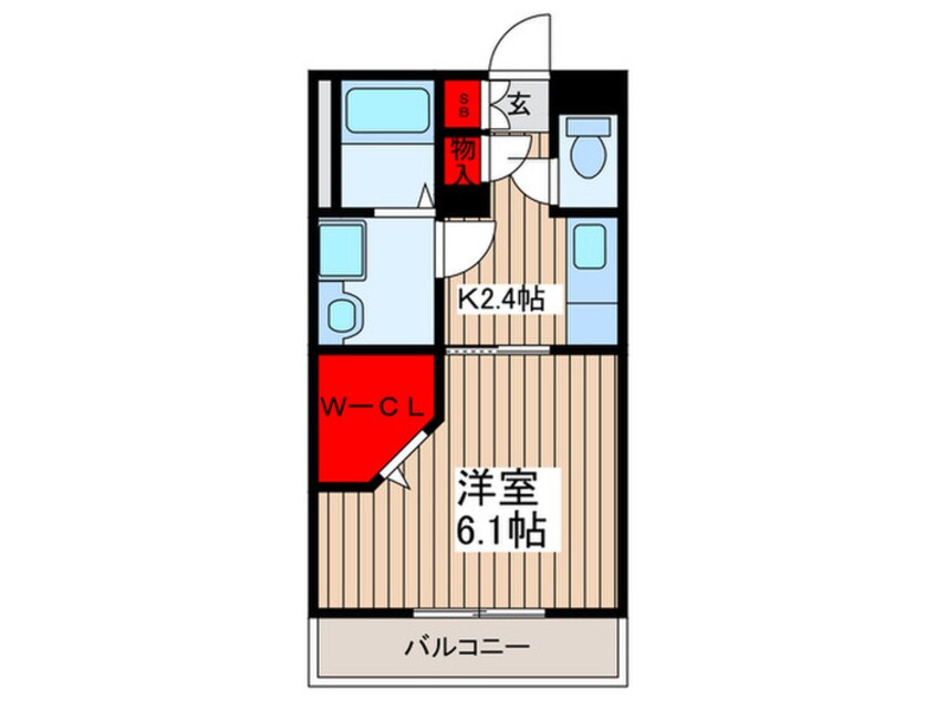 間取図 シャーメゾンMO　B