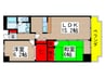 サンオリエント 2LDKの間取り