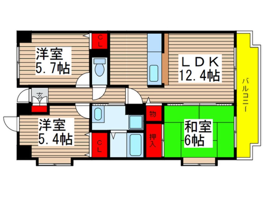 間取図 サンオリエント