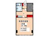 サンオリエント 1Kの間取り