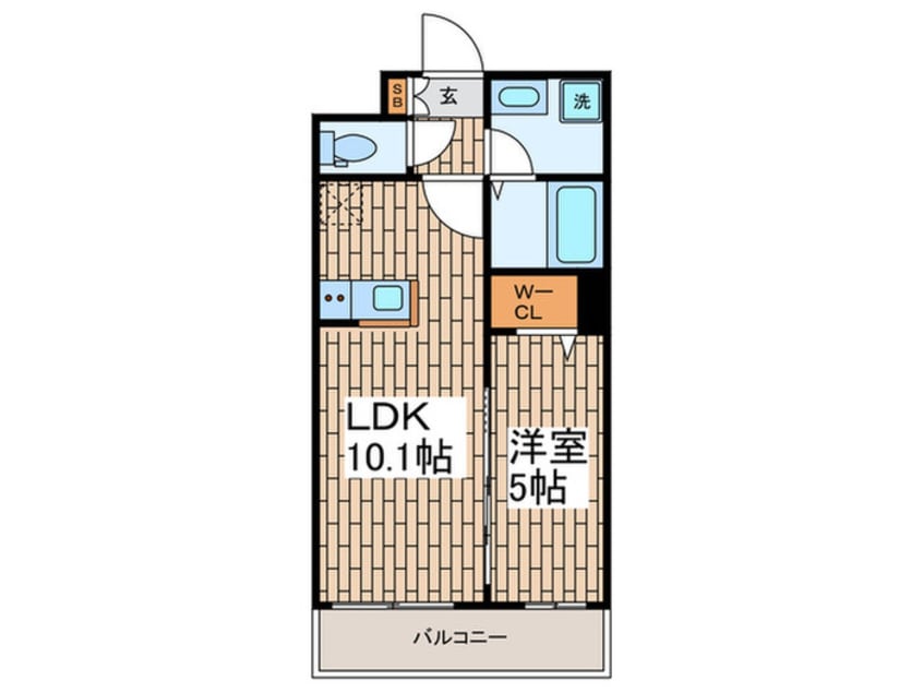 間取図 ロイジェントパークス西馬込