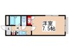 コーポニイジマ 1Kの間取り