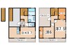 アトリオみなみだいらⅡ 2DKの間取り