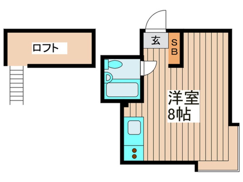 間取図 メゾネット・サイド