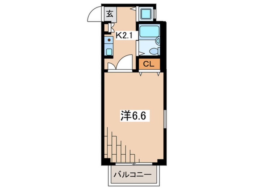 間取図 コパーズアプト矢部