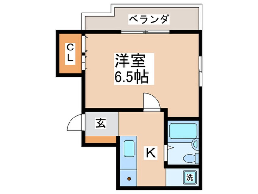間取図 コパーズアプト矢部
