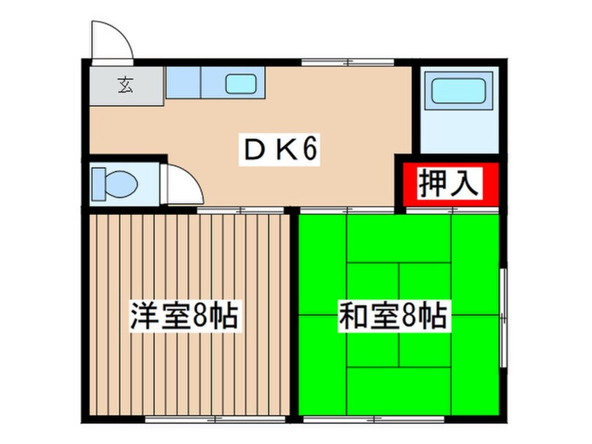 間取図 青木荘